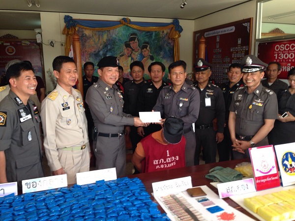 แถลงข่าวการจับกุมเครือข่ายลำเลียงยาเสพติดรายสำคัญ กลุ่มเครือข่ายภาคใต้