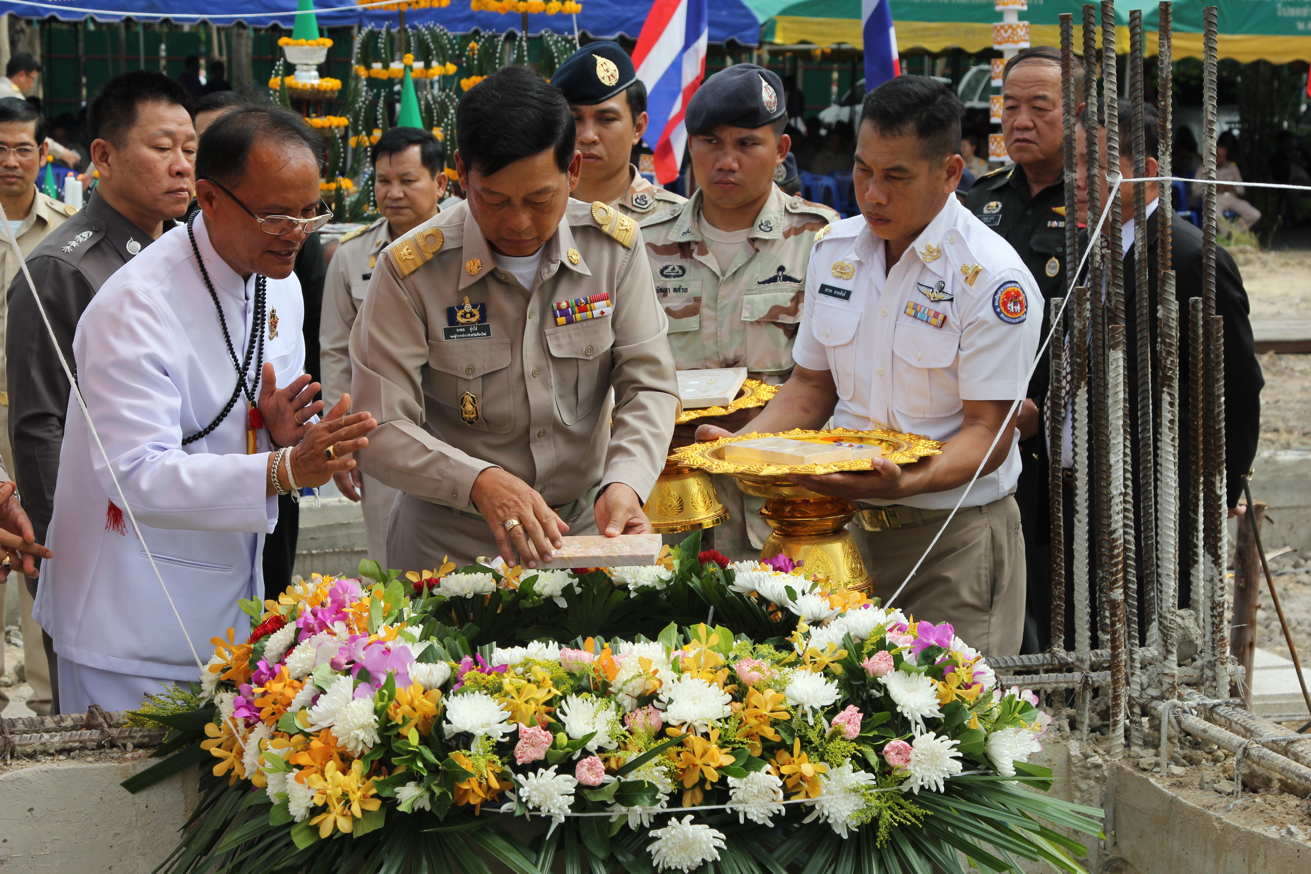พิธีวางศิลาฤกษ์ที่ว่าการอำเภอเมืองเชียงใหม่