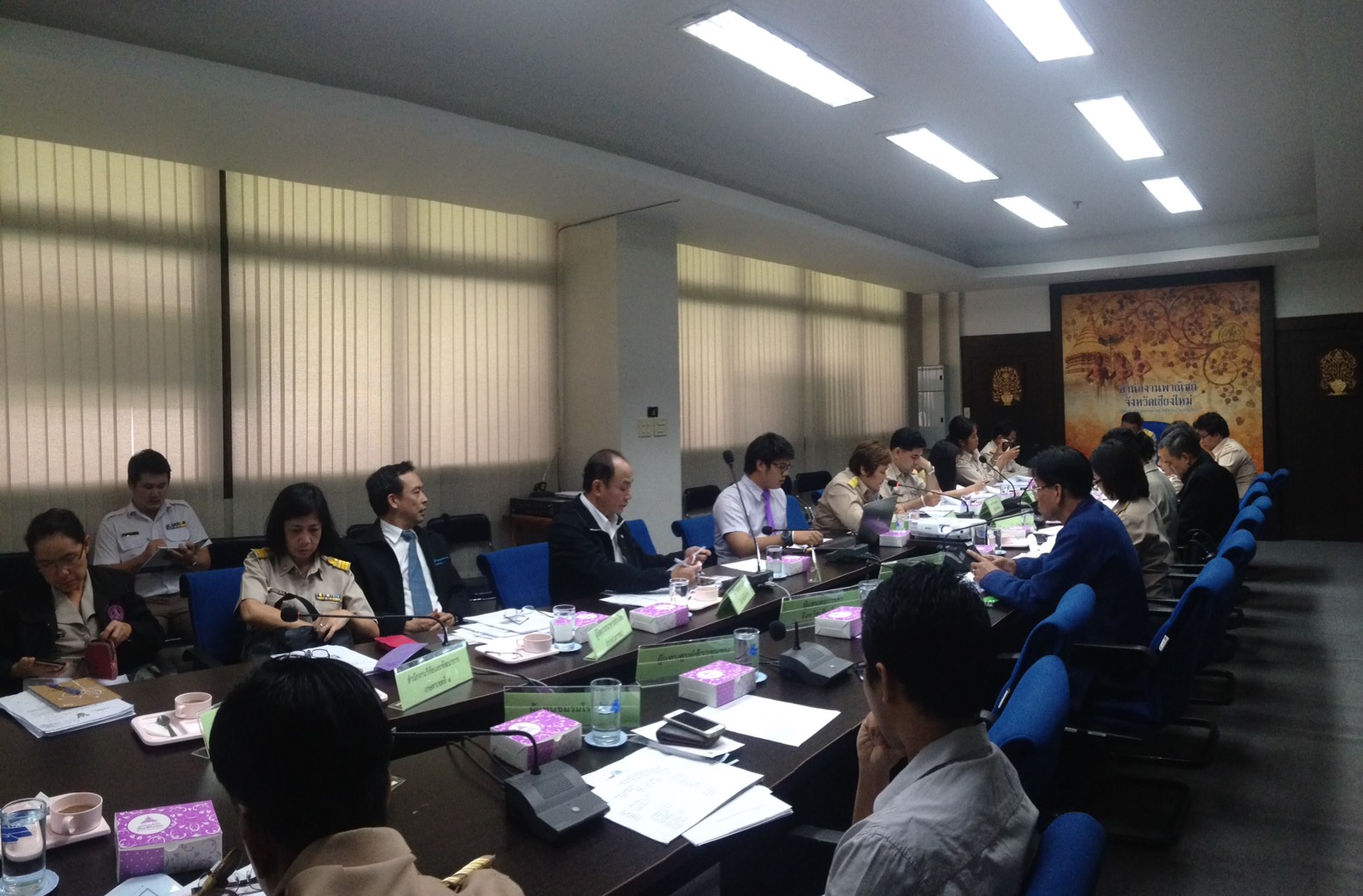 การประชุมคณะอนุกรรมการติดตามกำกับดูแลการบริหารจัดการข้าวระดับจังหวัดเชียงใหม่ ครั้งที่ 2/2559
