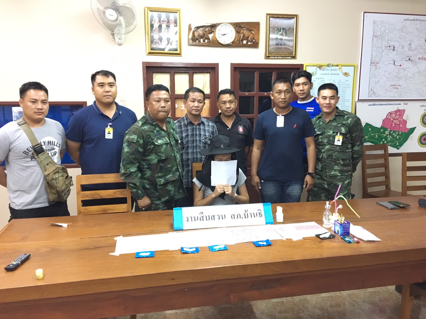 กองกำลังรักษาความสงบเรียบร้อยจังหวัดลำพูนล่อซื้อยาเสพติดประเภท1 (ยาบ้า)