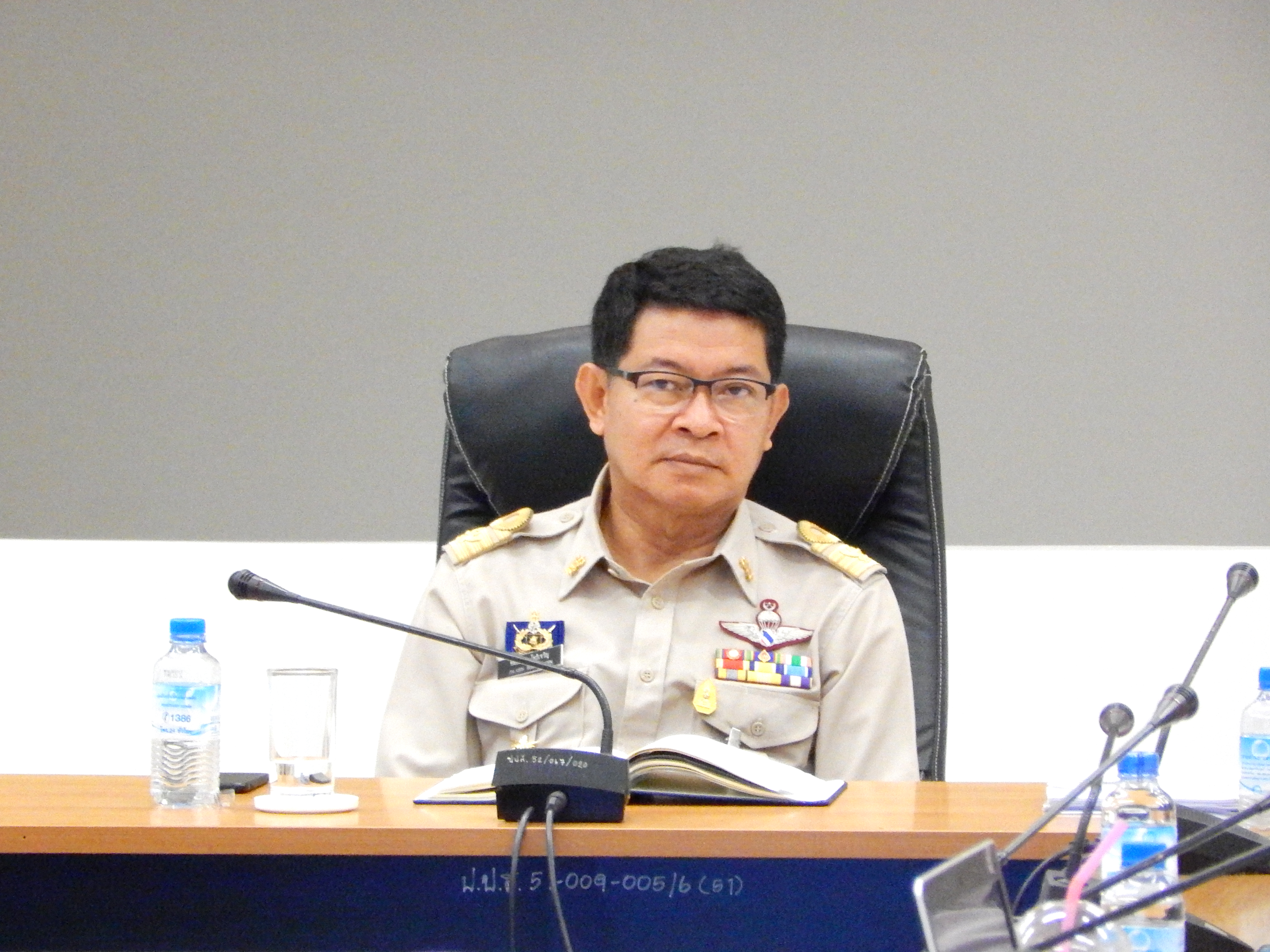 รองเลขาธิการ ป.ป.ส. เป็นประธานมอบนโยบายและติดตามการดำเนินงานป้องกันและแก้ไขปัญหายาเสพติดในพื้นที่ ปปส.ภ.5
