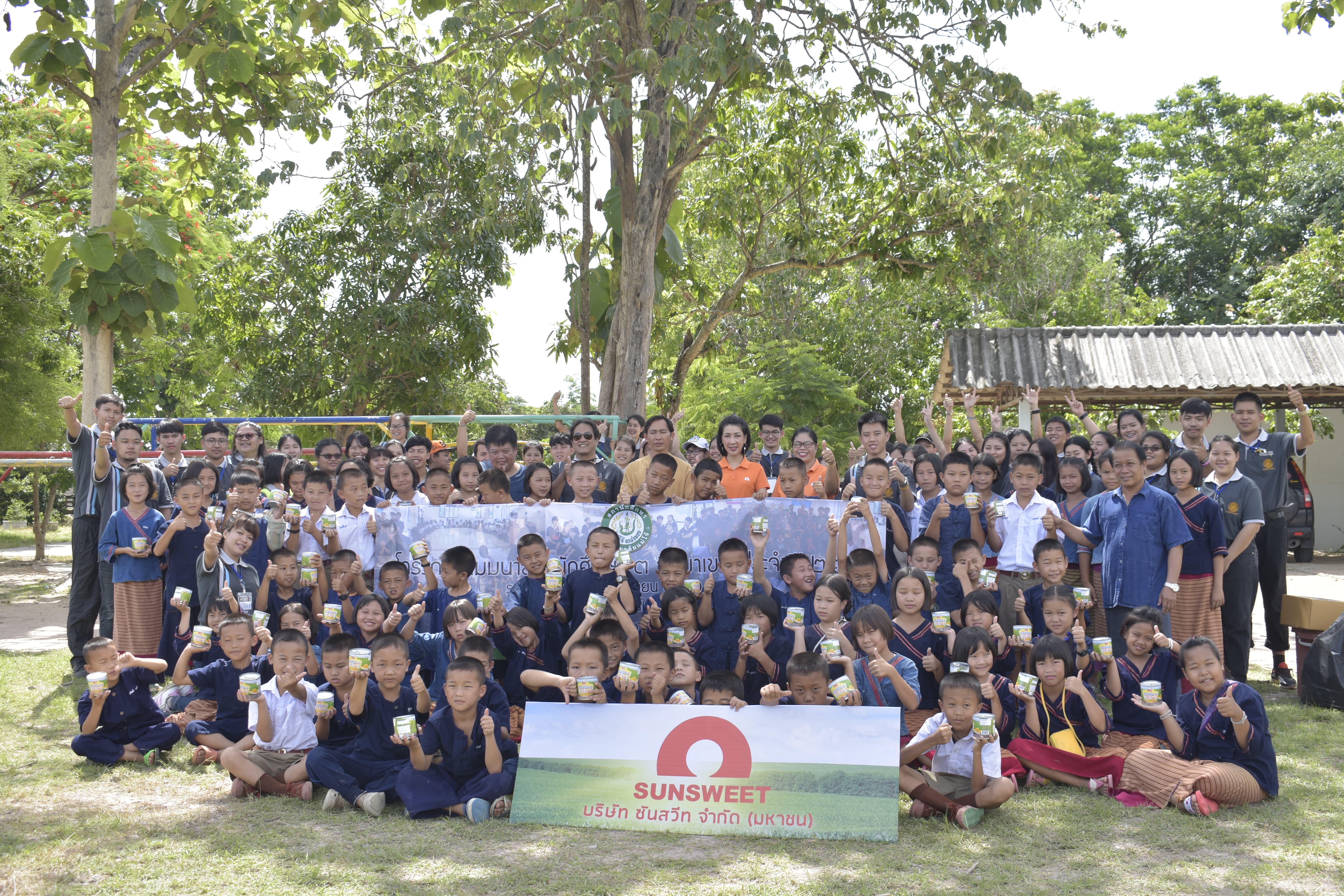 บริษัท ซันสวีท จำกัด (มหาชน) ร่วมส่งเสริมกิจกรรมโภชนาการที่ดีให้กับเยาวชนในชุมชนแม่วาง สันป่าตอง แก่โรงเรียนบ้านใหม่สวรรค์   