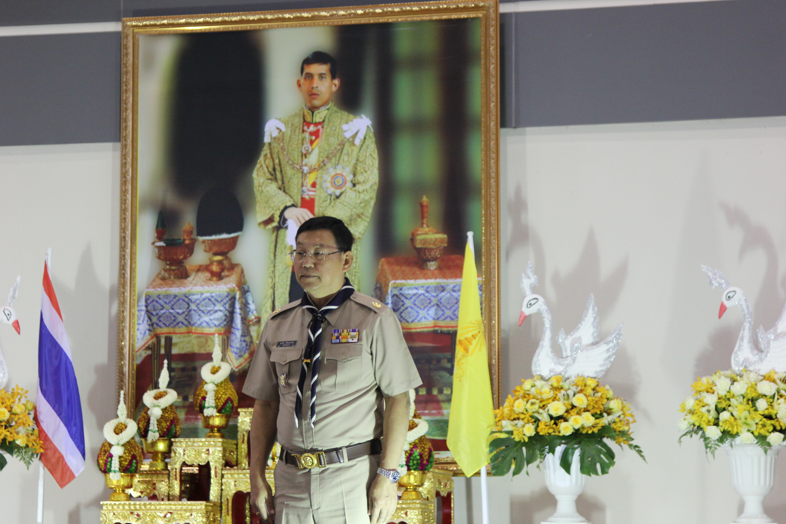 สำนักงานศึกษาธิการจังหวัดเชียงใหม่ จัดพิธีถวายพระพรชัยมงคลและทบทวนคําปฏิญาณตนของลูกเสือ เนตรนารี โครงการเฉลิมพระเกียรติสมเด็จพระเจ้าอยู่หัวมหาวชิราลงกรณ บดินทรเทพยวรางกูร ประมุขของคณะลูกเสือแห่งชาติ เนื่องในโอกาสวันเฉลิมพระชนมพรรษา 28 กรกฎาคม พ.ศ. 2561