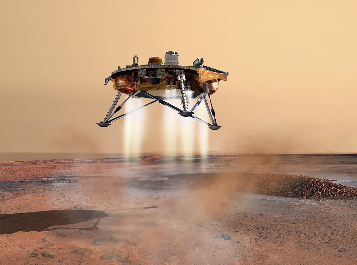 นาซาส่ง “ยานสำรวจอินไซต์” ลงจอดบนดาวอังคารได้สำเร็จ