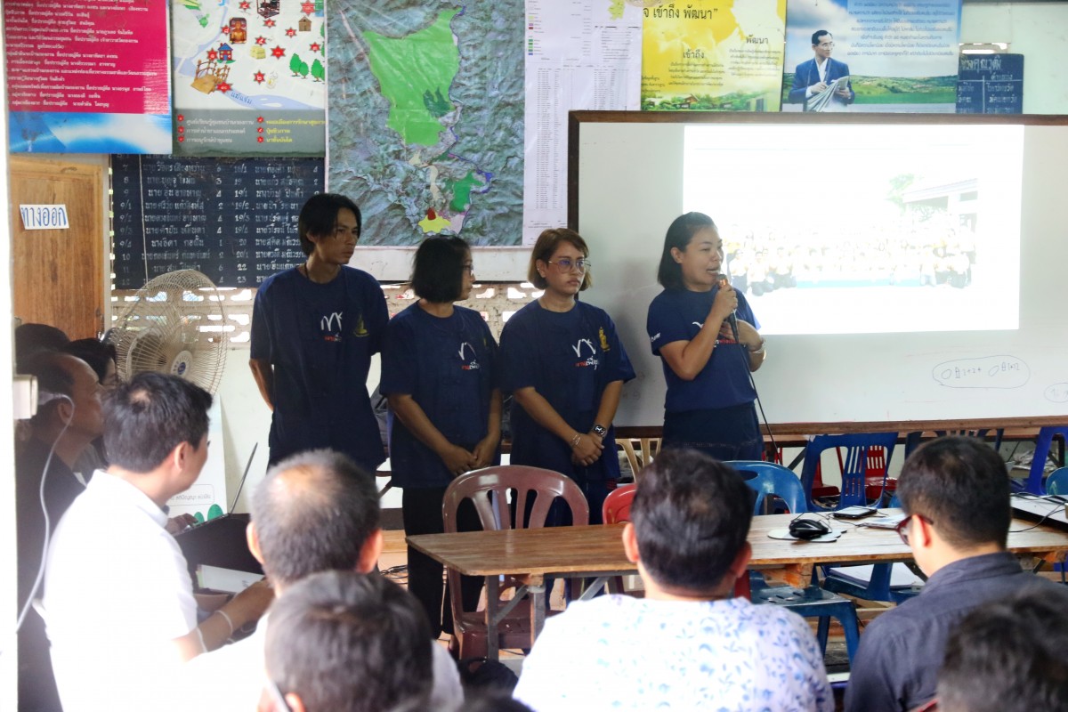 บุคลากร มทร.ล้านนา ลงพื้นที่ร่วมกับตัวแทน ปตท. เป็นพี่เลี้ยงชุมชน ศึกษาวิธีการใช้พลังงานทดแทนในชุมชนบ้านกองกาน