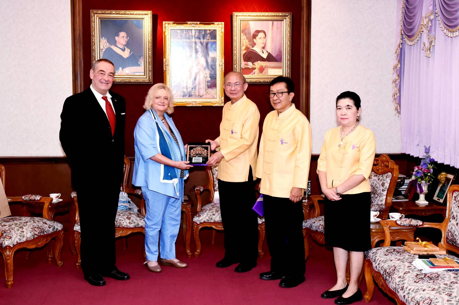 ต้อนรับเอกอัครราชทูตออสเตรียประจำประเทศไทย