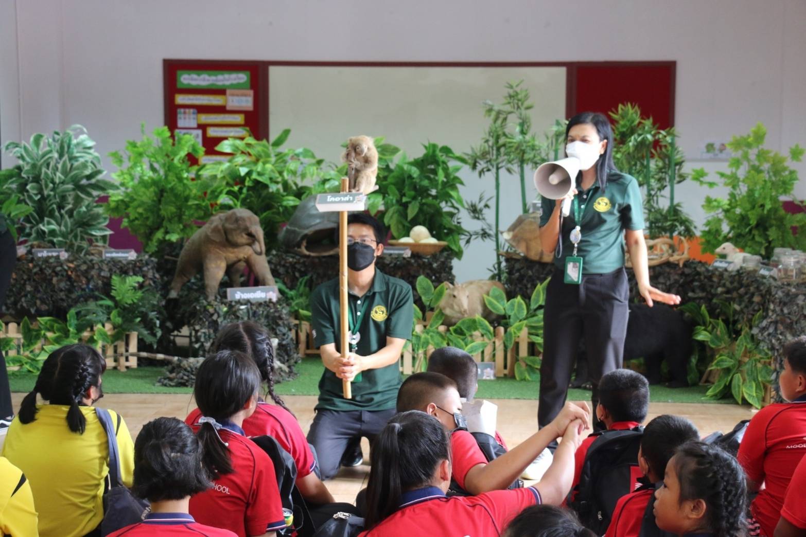 เชียงใหม่ - สวนสัตว์เชียงใหม่ จัดกิจกรรมสวนสัตว์สู่สถานศึกษา (Zoo Outreach Program)  ประจำปีงบประมาณ 2565