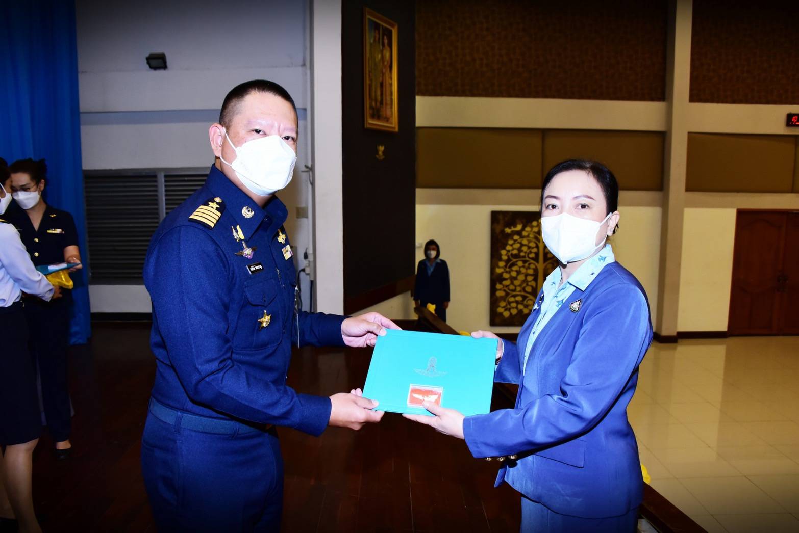 เชียงใหม่ - พิธีมอบเครื่องหมายความสามารถกิจการพลเรือนและการประชาสัมพันธ์ของกองทัพอากาศ