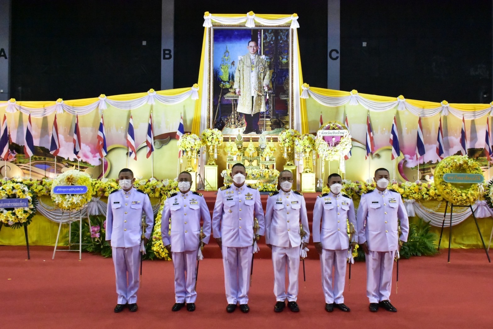 เชียงใหม่ - พิธีวางพวงมาลาถวายราชกุศล พระบาทสมเด็จพระบรมชนกาธิเบศร มหาภูมิพลอดุลยเดชมหาราช บรมนาถบพิตร เนื่องในวันคล้ายวันสวรรคต ๑๓ ตุลาคม