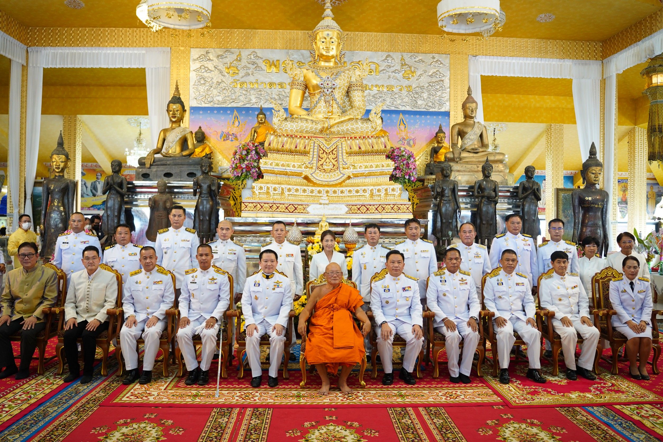 ร่วมพิธีถวายผ้าพระกฐินพระราชทาน ประจำปีพุทธศักราช 2565