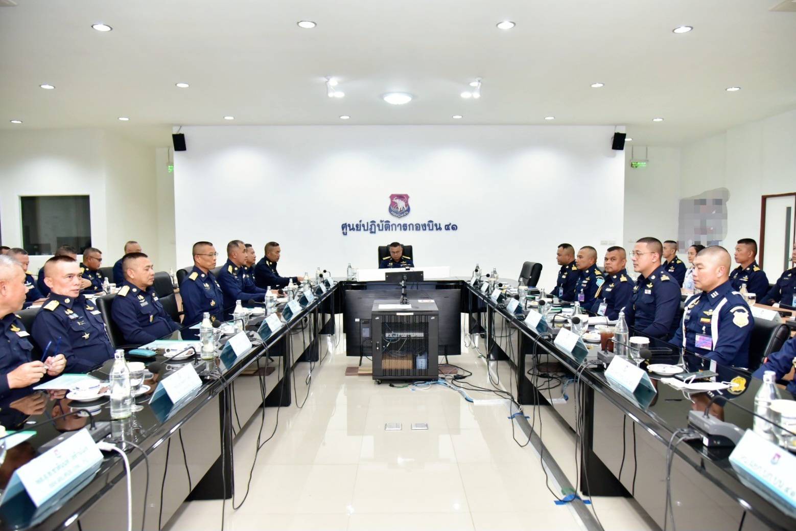 ผู้บัญชาการทหารอากาศตรวจเยี่ยมกองบิน 41