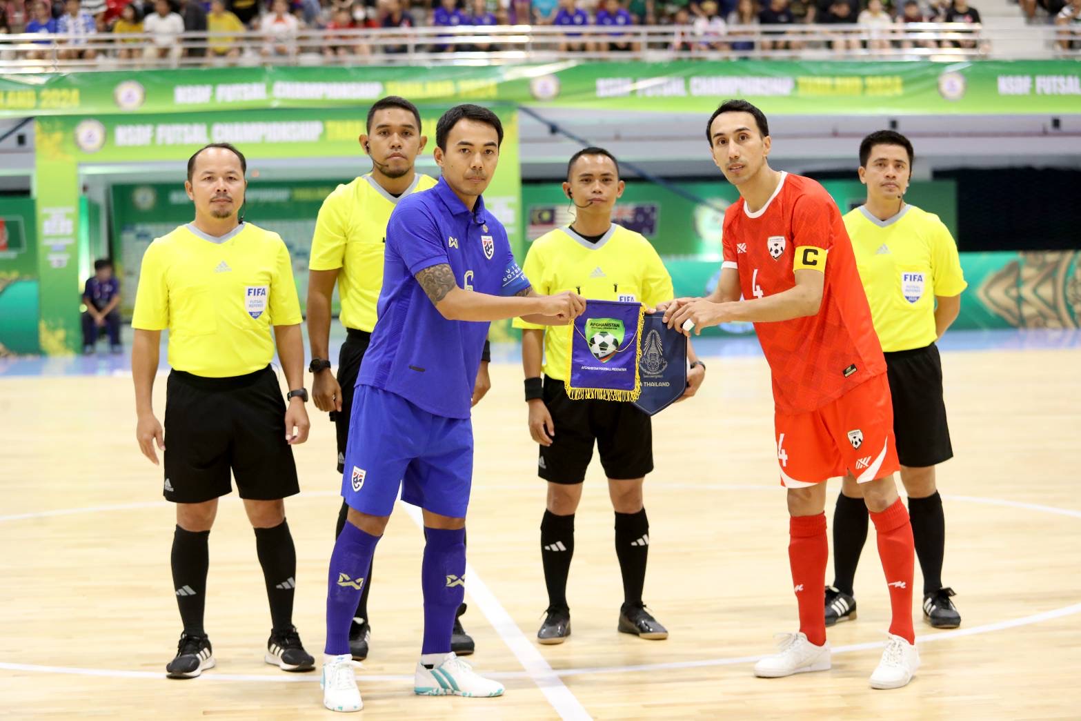 ไทยทำได้ สะใจแฟนฟุตซอล เฉือนอัฟกานิสถานสุดมันส์ 3-2 พลิกนรกเข้าชิง NSDF FUTSAL CHAMPIONSHIP THAILAND 2024 ไปล้างตา ออสเตรเลีย ที่ไทยพลาดมาในเกมแรก