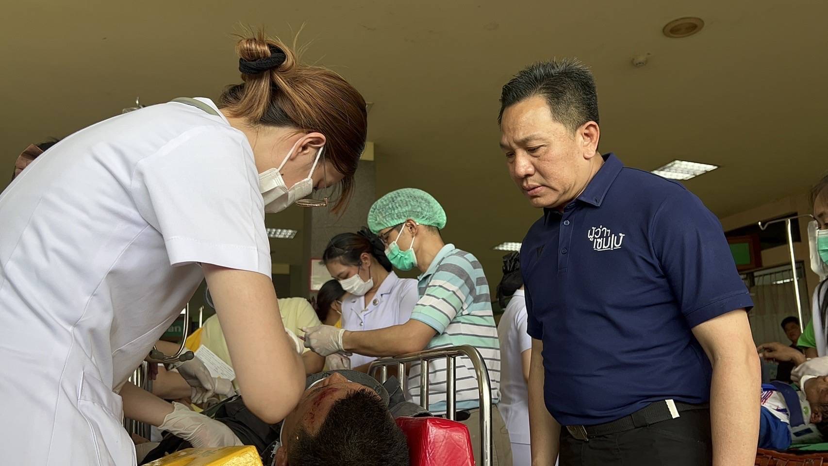 ผู้ว่าฯ สั่งการให้ความช่วยเหลือ เหตุทีมดับไฟป่าเกิดอุบัติเหตุระหว่างปฏิบัติหน้าที่