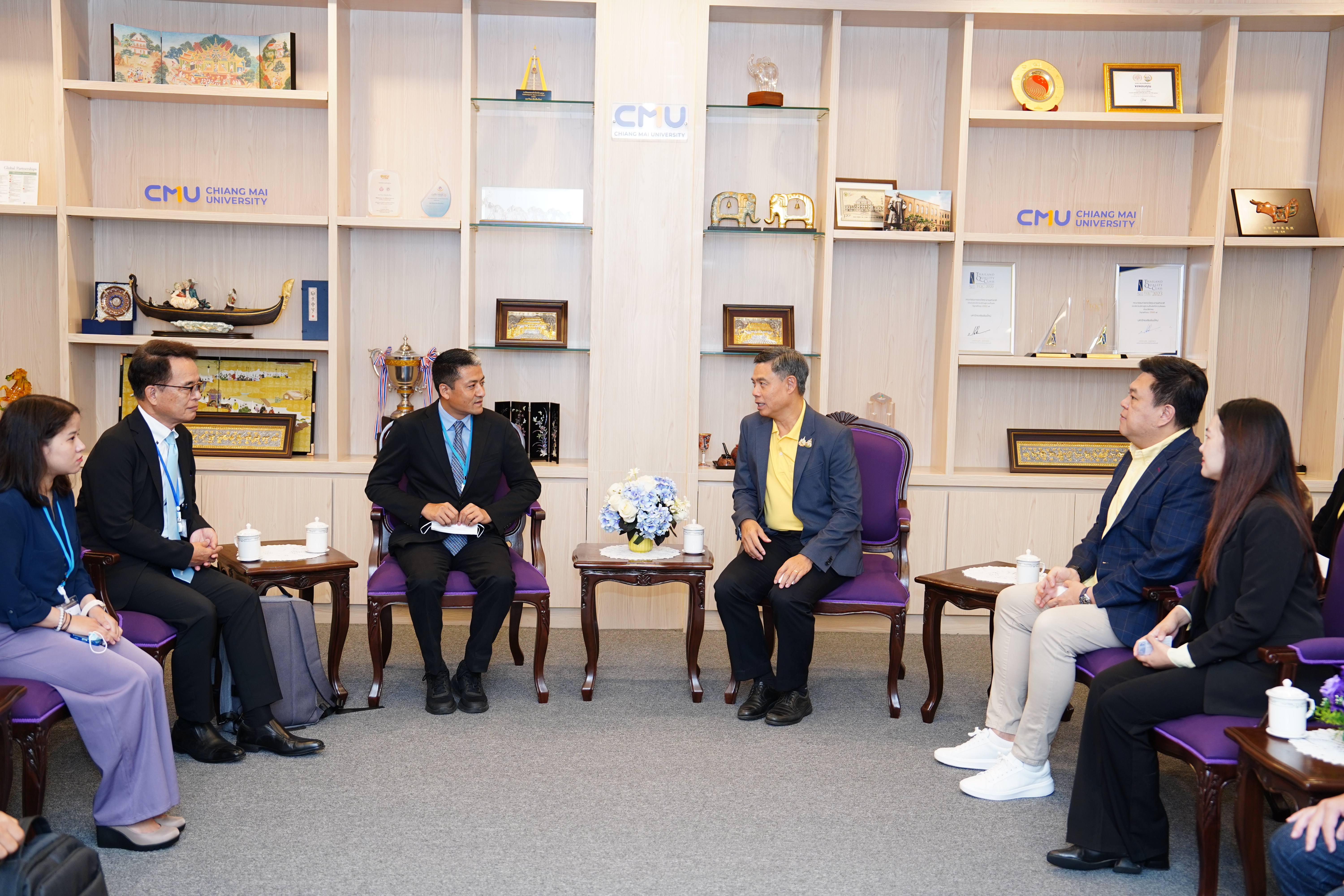 ต้อนรับผู้บริหารจาก Kagawa University ประเทศญี่ปุ่น และบุคลากรทางการแพทย์จากประเทศภูฏาน