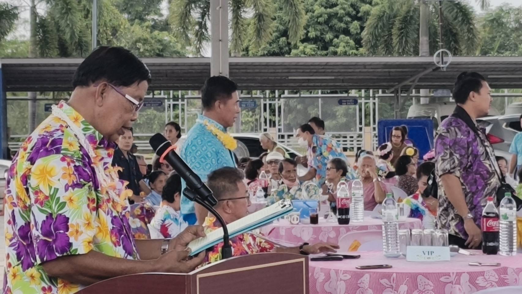 สุขสันต์วันสงกรานต์ ผู้สูงอายุบ้านพลูตาหลวง ยายวัย 83 ปี ร่วมพิธีมีความสุขมาก