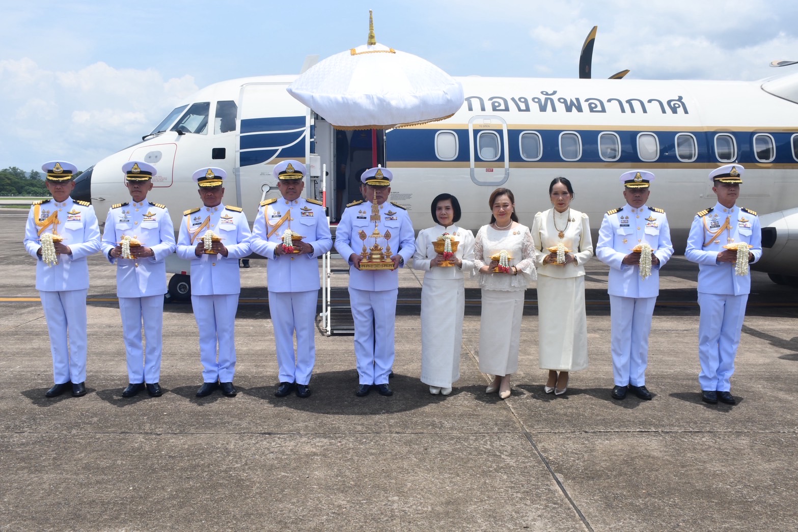 กองบิน 41 จัดพิธีอัญเชิญพระบรมสารีริกธาตุ (องค์ปฐม) ไปประดิษฐาน ณ กองบิน 46 พิษณุโลก